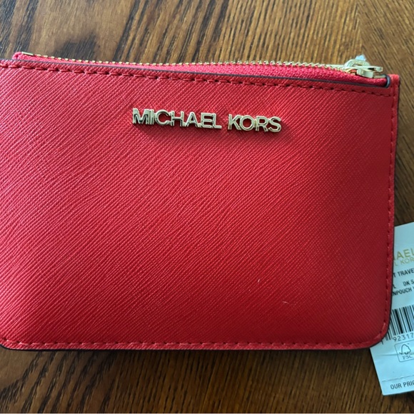 Michael Kors Accessories - Michael Kors Red Wallet